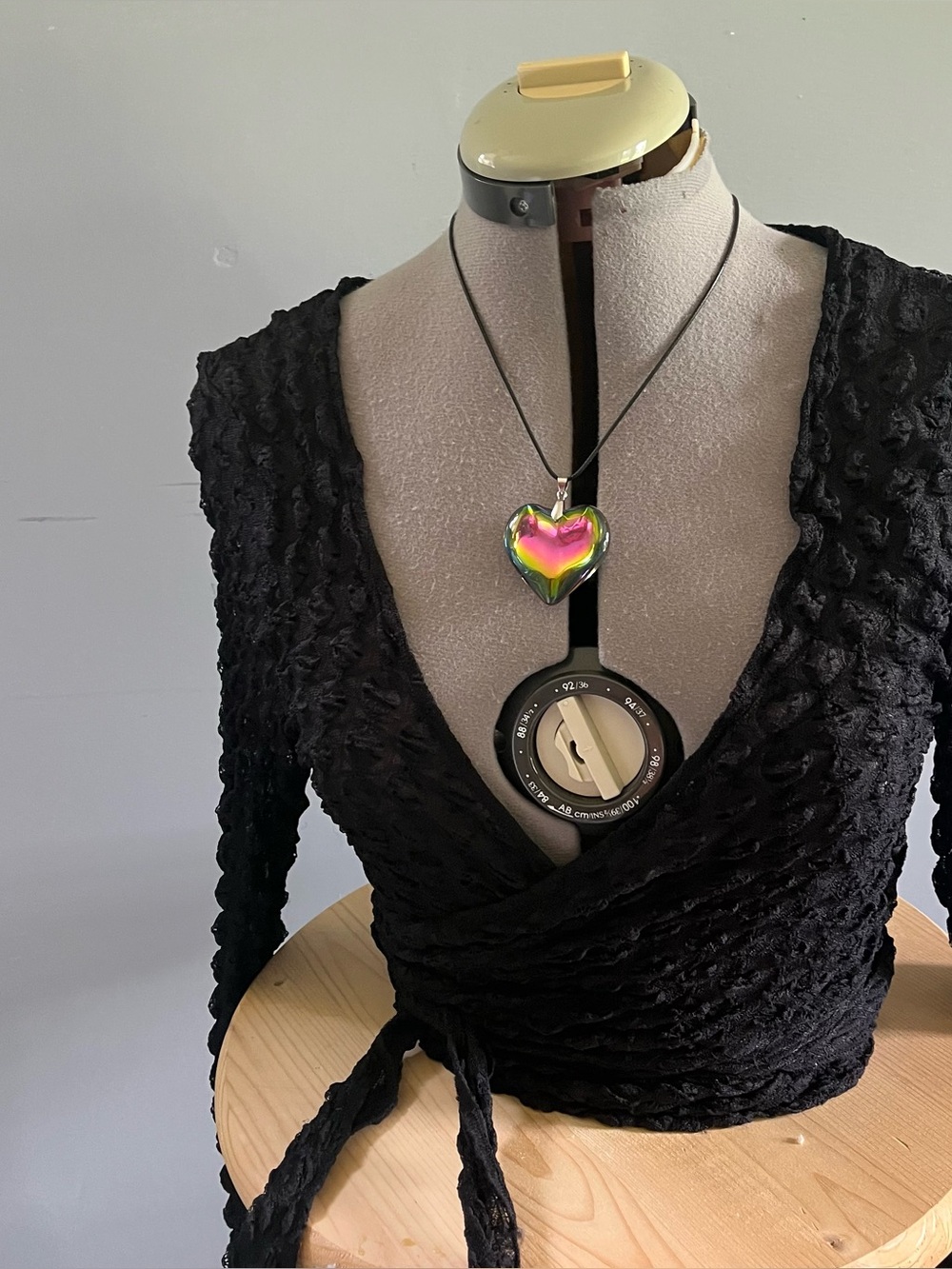 Urban Outfitters Black Wrap Top